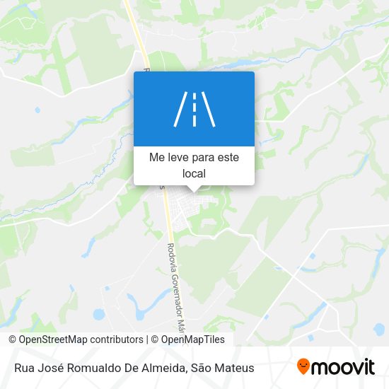 Rua José Romualdo De Almeida mapa