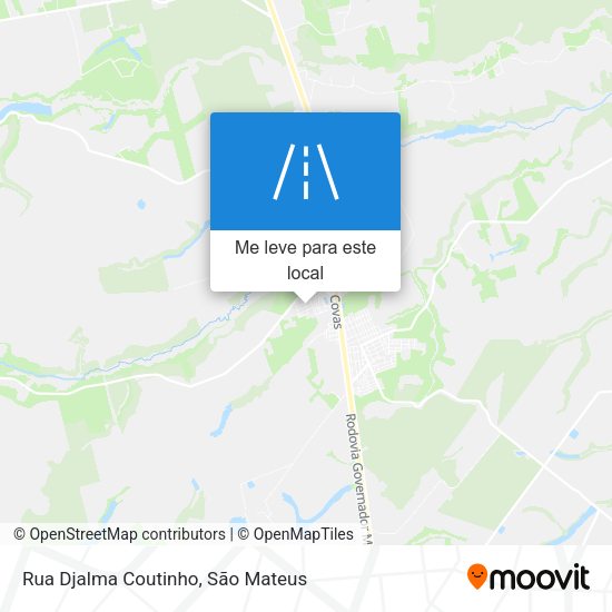Rua Djalma Coutinho mapa