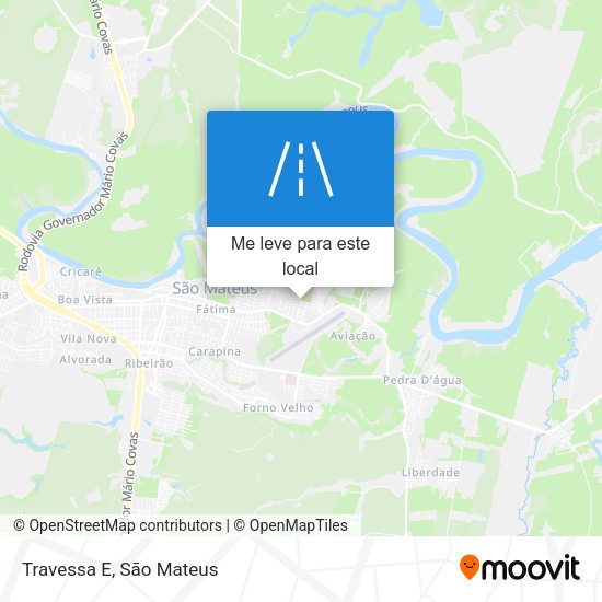 Travessa E mapa