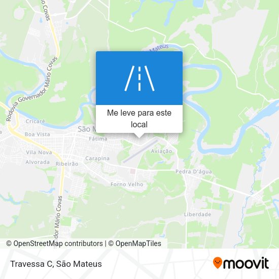 Travessa C mapa