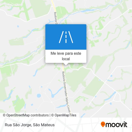Rua São Jorge mapa