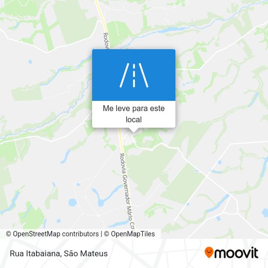 Rua Itabaiana mapa