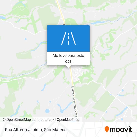 Rua Alfredo Jacinto mapa