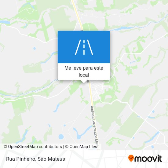 Rua Pinheiro mapa
