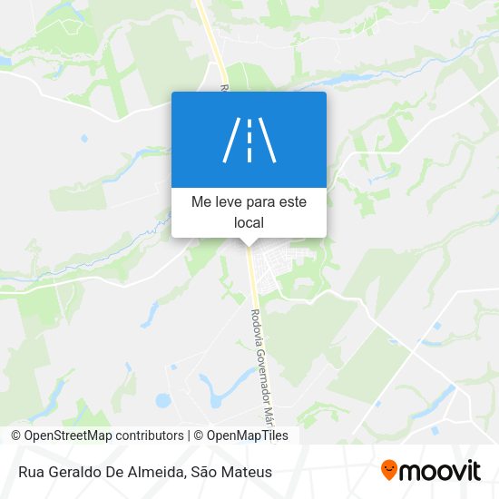 Rua Geraldo De Almeida mapa