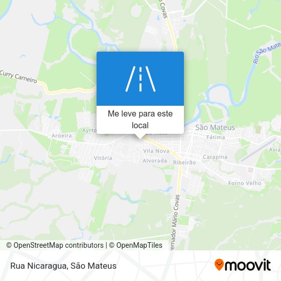 Rua Nicaragua mapa