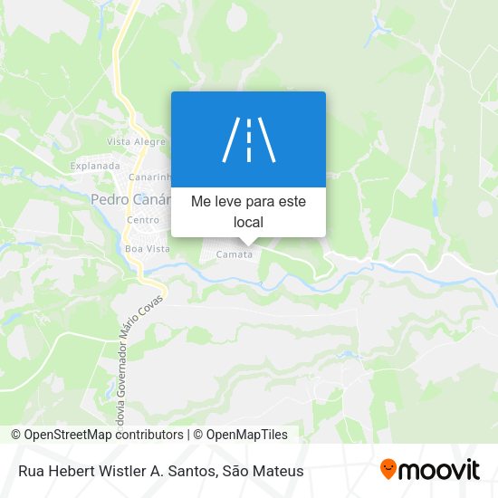 Rua Hebert Wistler A. Santos mapa