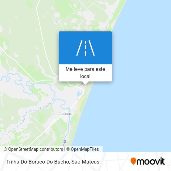 Trilha Do Boraco Do Bucho mapa