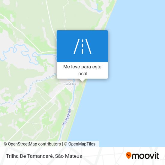 Trilha De Tamandaré mapa