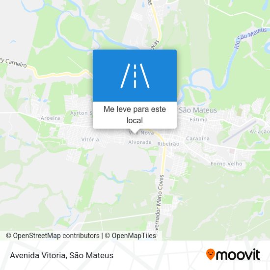 Avenida Vitoria mapa