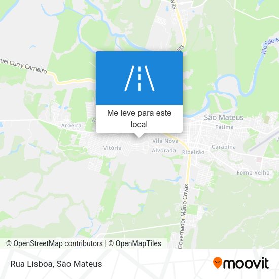 Rua Lisboa mapa