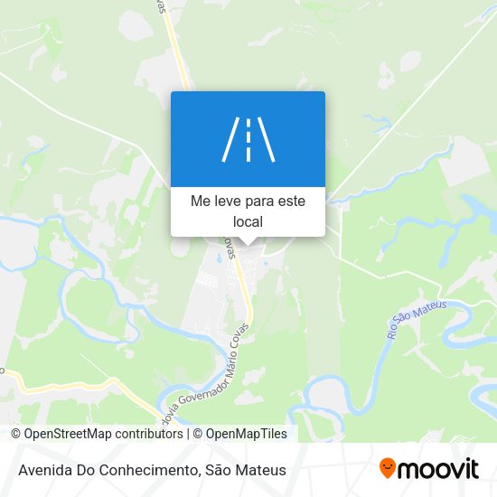 Avenida Do Conhecimento mapa