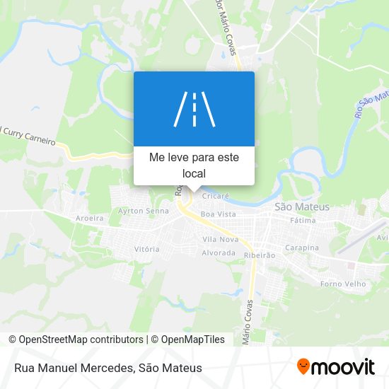 Rua Manuel Mercedes mapa