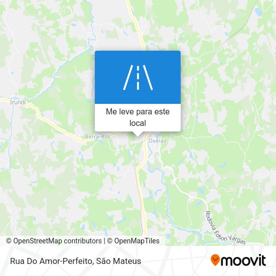 Rua Do Amor-Perfeito mapa