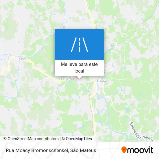 Rua Moacy Bromonschenkel mapa