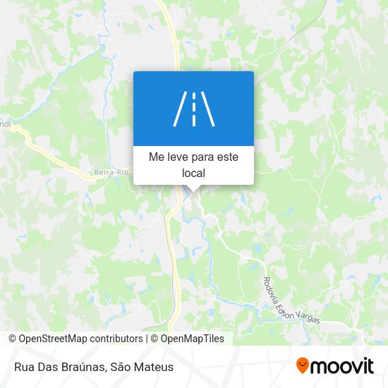 Rua Das Braúnas mapa