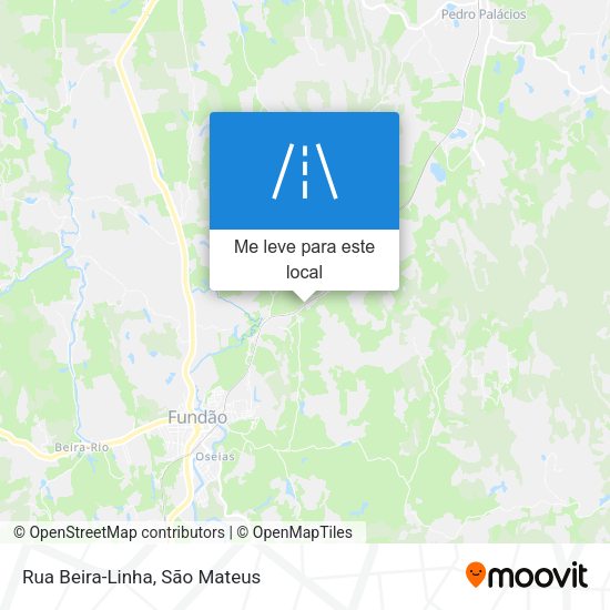 Rua Beira-Linha mapa