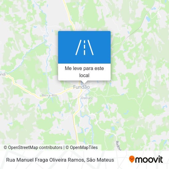 Rua Manuel Fraga Oliveira Ramos mapa