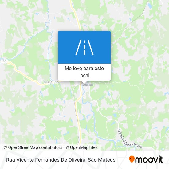 Rua Vicente Fernandes De Oliveira mapa