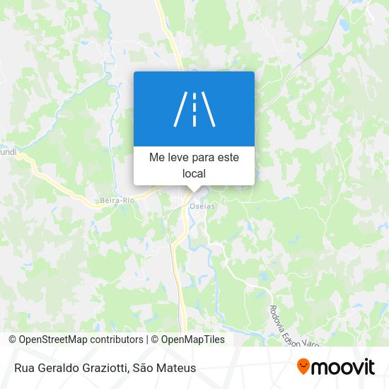 Rua Geraldo Graziotti mapa