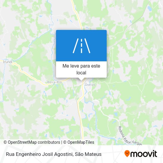 Rua Engenheiro Josil Agostini mapa
