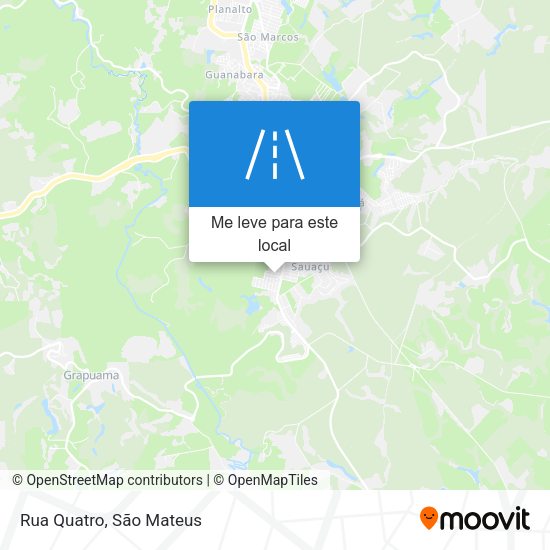 Rua Quatro mapa