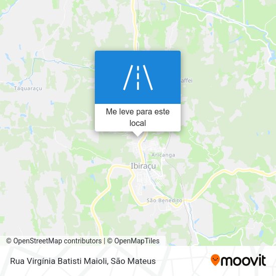 Rua Virgínia Batisti Maioli mapa