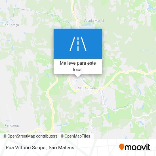 Rua Vittorio Scopel mapa