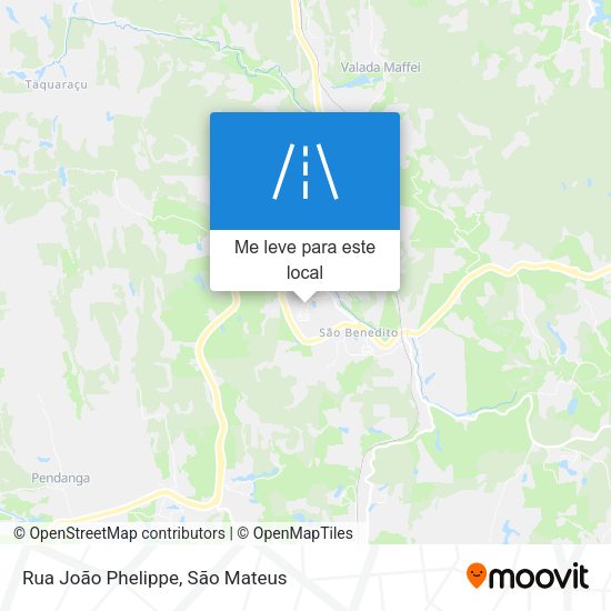 Rua João Phelippe mapa
