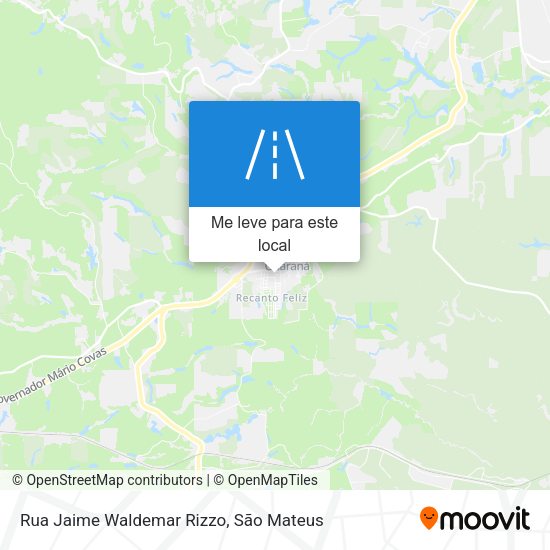 Rua Jaime Waldemar Rizzo mapa