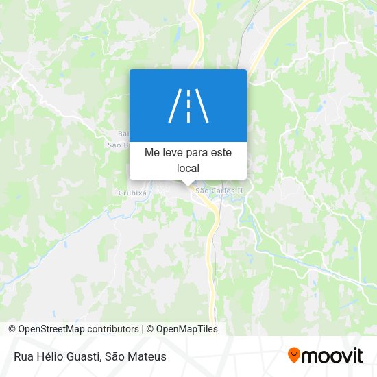 Rua Hélio Guasti mapa
