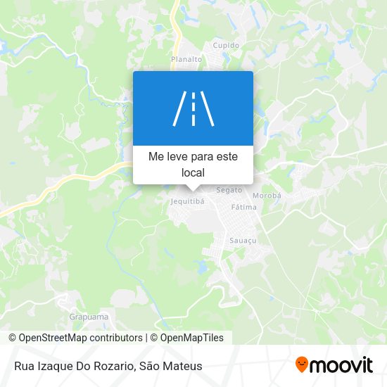 Rua Izaque Do Rozario mapa