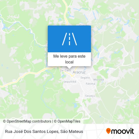 Rua José Dos Santos Lopes mapa