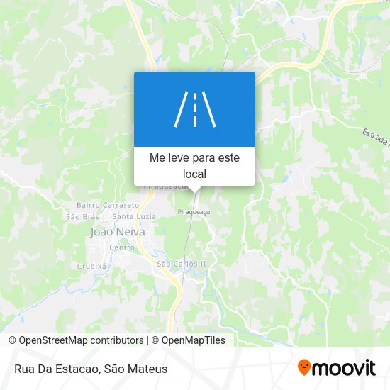 Rua Da Estacao mapa