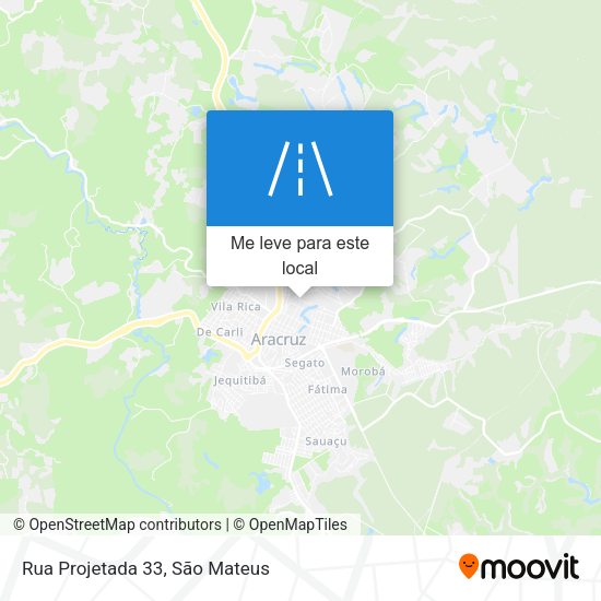 Rua Projetada 33 mapa