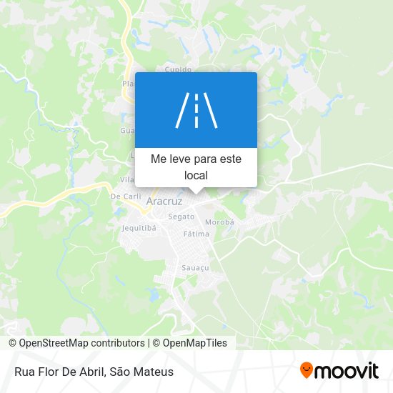 Rua Flor De Abril mapa