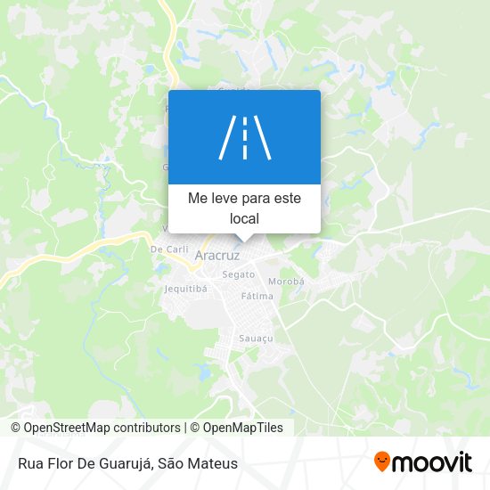 Rua Flor De Guarujá mapa