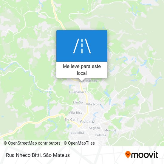 Rua Nheco Bitti mapa