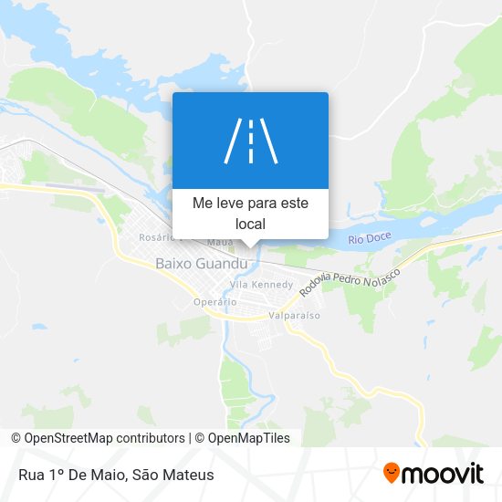 Rua 1º De Maio mapa