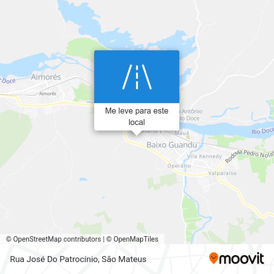 Rua José Do Patrocínio mapa