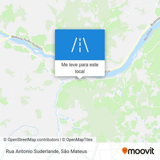 Rua Antonio Suderlande mapa