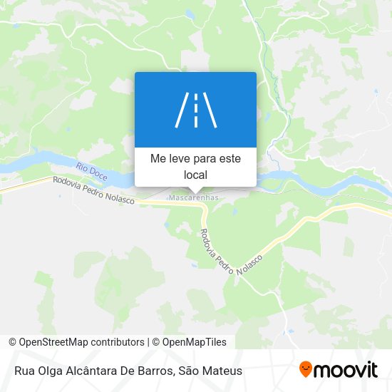 Rua Olga Alcântara De Barros mapa