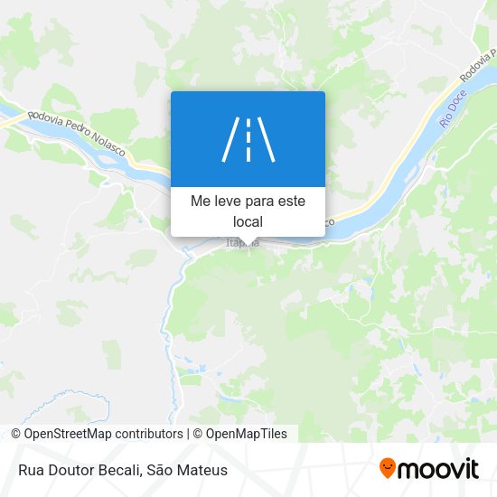 Rua Doutor Becali mapa