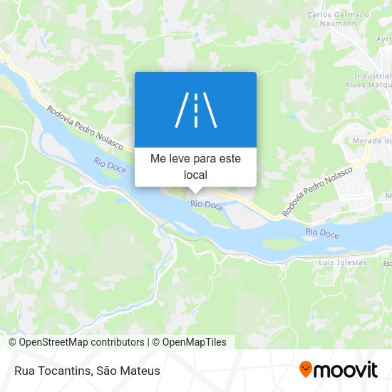 Rua Tocantins mapa