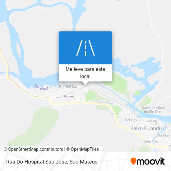 Rua Do Hospital São José mapa