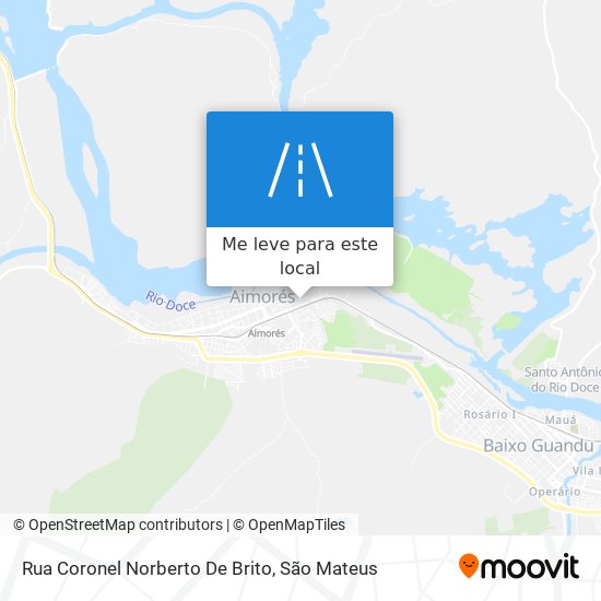 Rua Coronel Norberto De Brito mapa