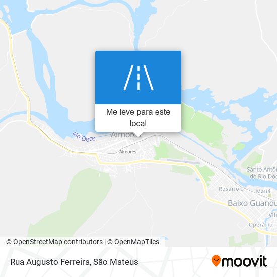 Rua Augusto Ferreira mapa