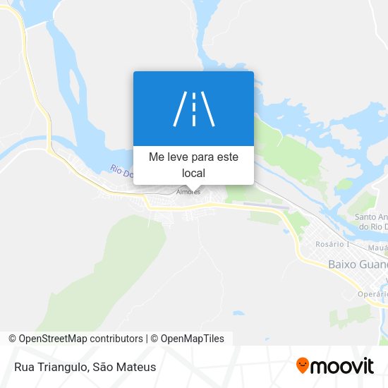 Rua Triangulo mapa