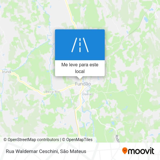 Rua Waldemar Ceschini mapa