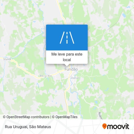Rua Uruguai mapa